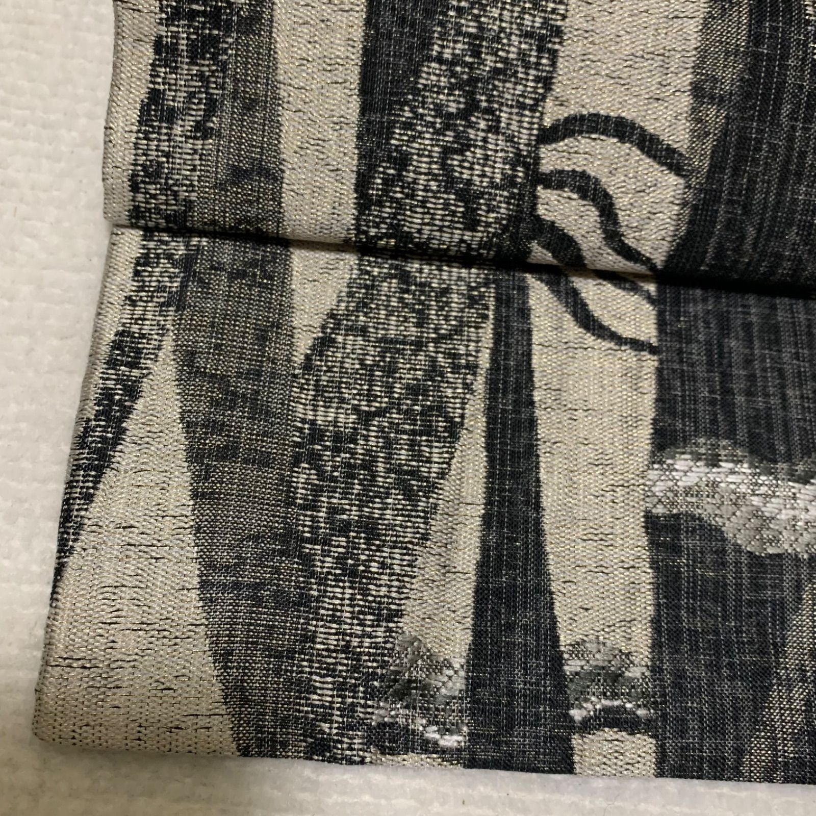 R-1514 帯 袋帯 絹 レディース カジュアル 洒落袋帯 六通