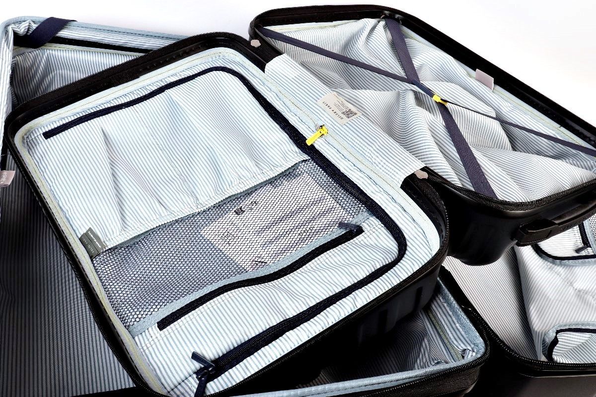 DELSEY スーツケース アクセレイト 2個セット ダークグレー 35.2L 101L