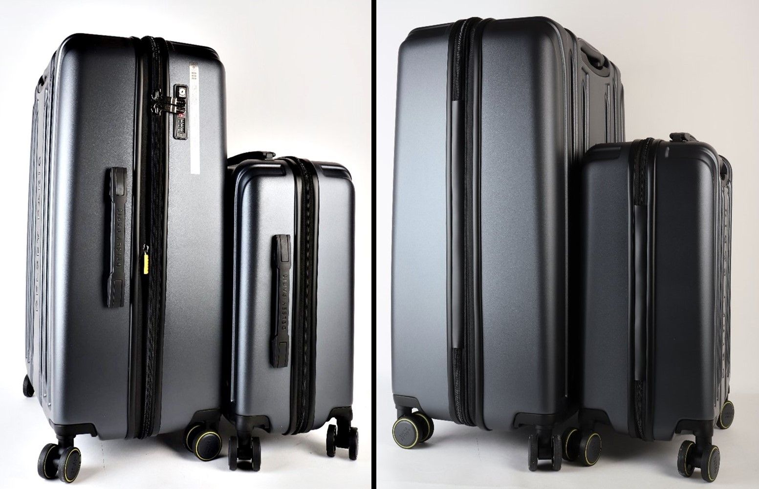 DELSEY スーツケース アクセレイト 2個セット ダークグレー 35.2L 101L