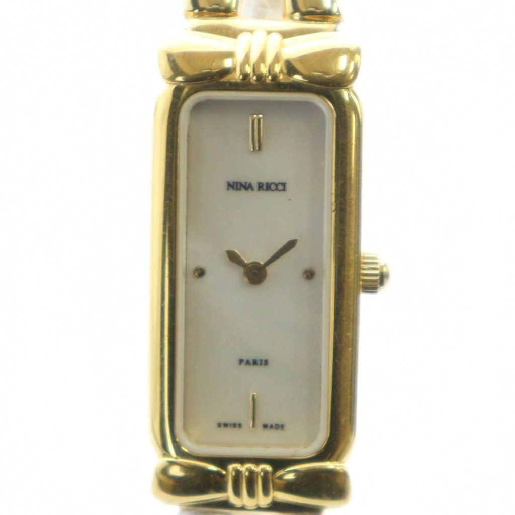ニナリッチ NINA RICCI D973 腕時計 ウォッチ クォーツ シェル文字盤