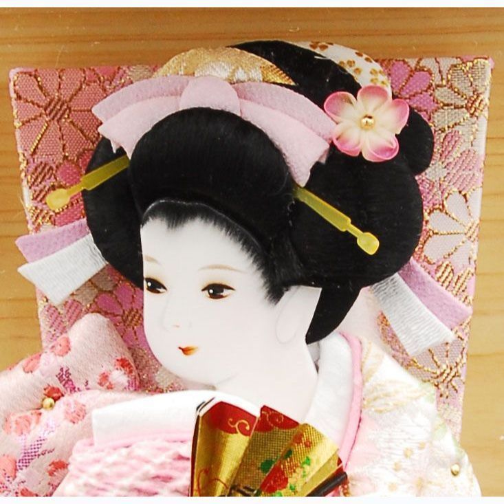 9号 ピンク鹿の子絞り振袖押絵羽子板 額飾 【メルカリ限定】 - メルカリ