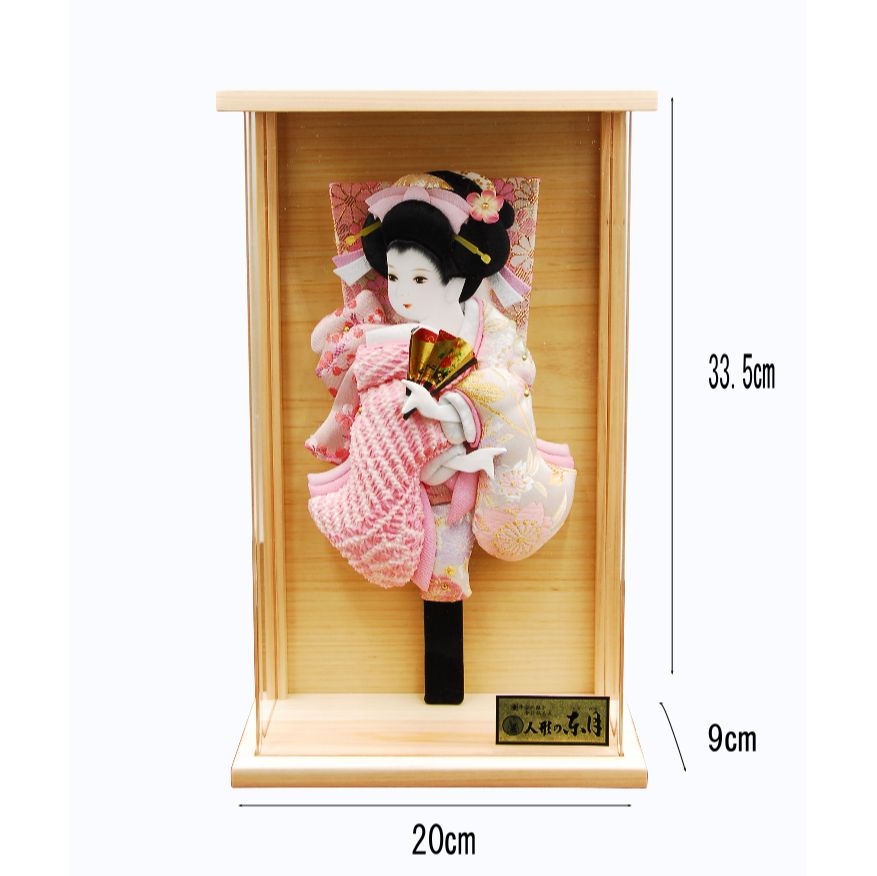 9号 ピンク鹿の子絞り振袖押絵羽子板 額飾 【メルカリ限定】 - メルカリ