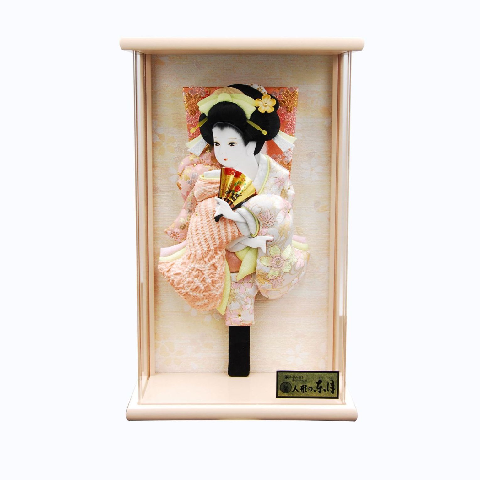 9号 金襴鹿の子絞り振袖押絵羽子板 額飾