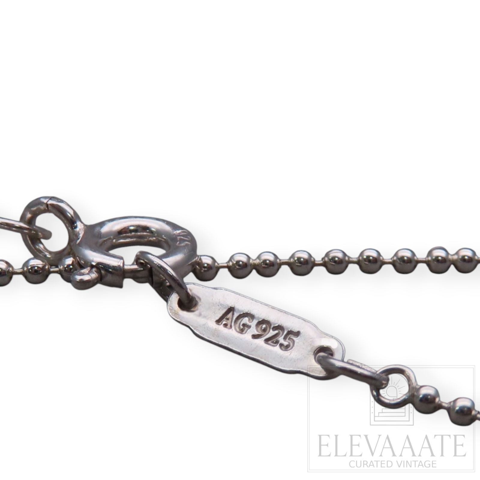 Tiffany&Co. ビーズ シルバー ネックレス 40㎝ SV925