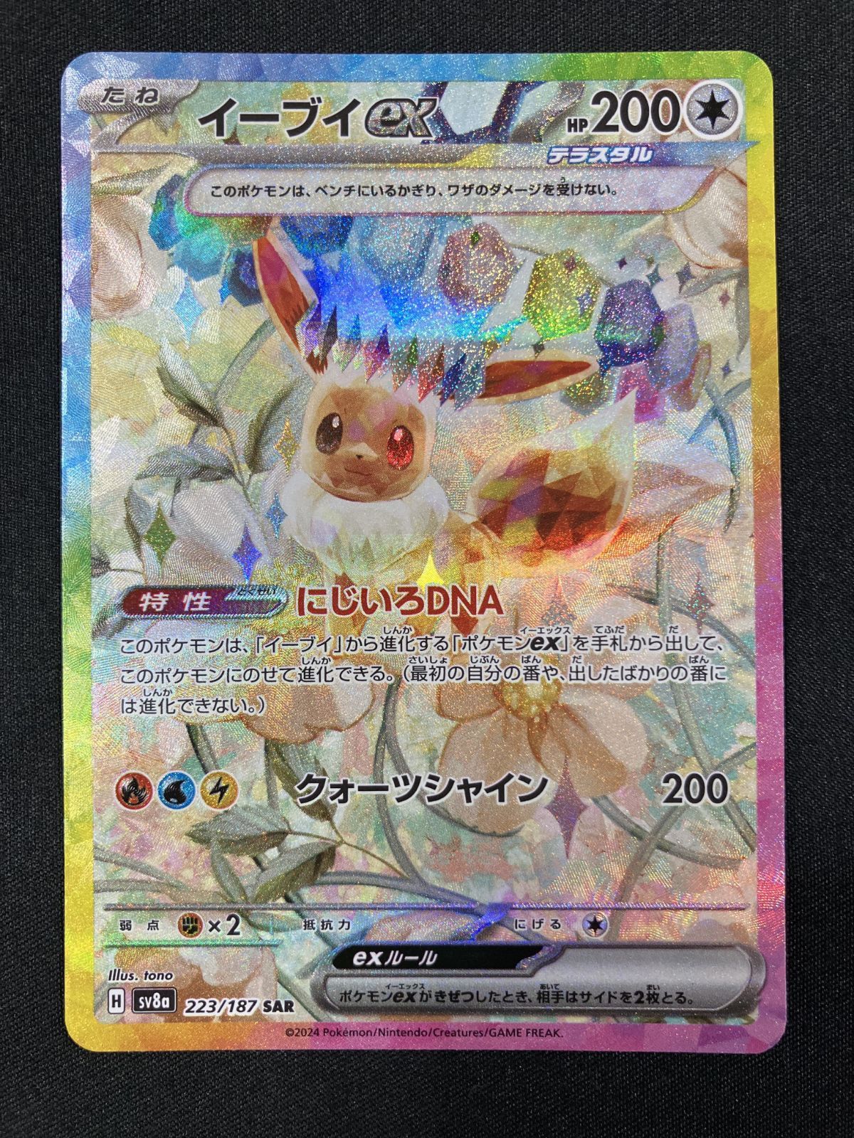トレーディングカード ポケモンカードゲーム ポケカ イーブイex SAR