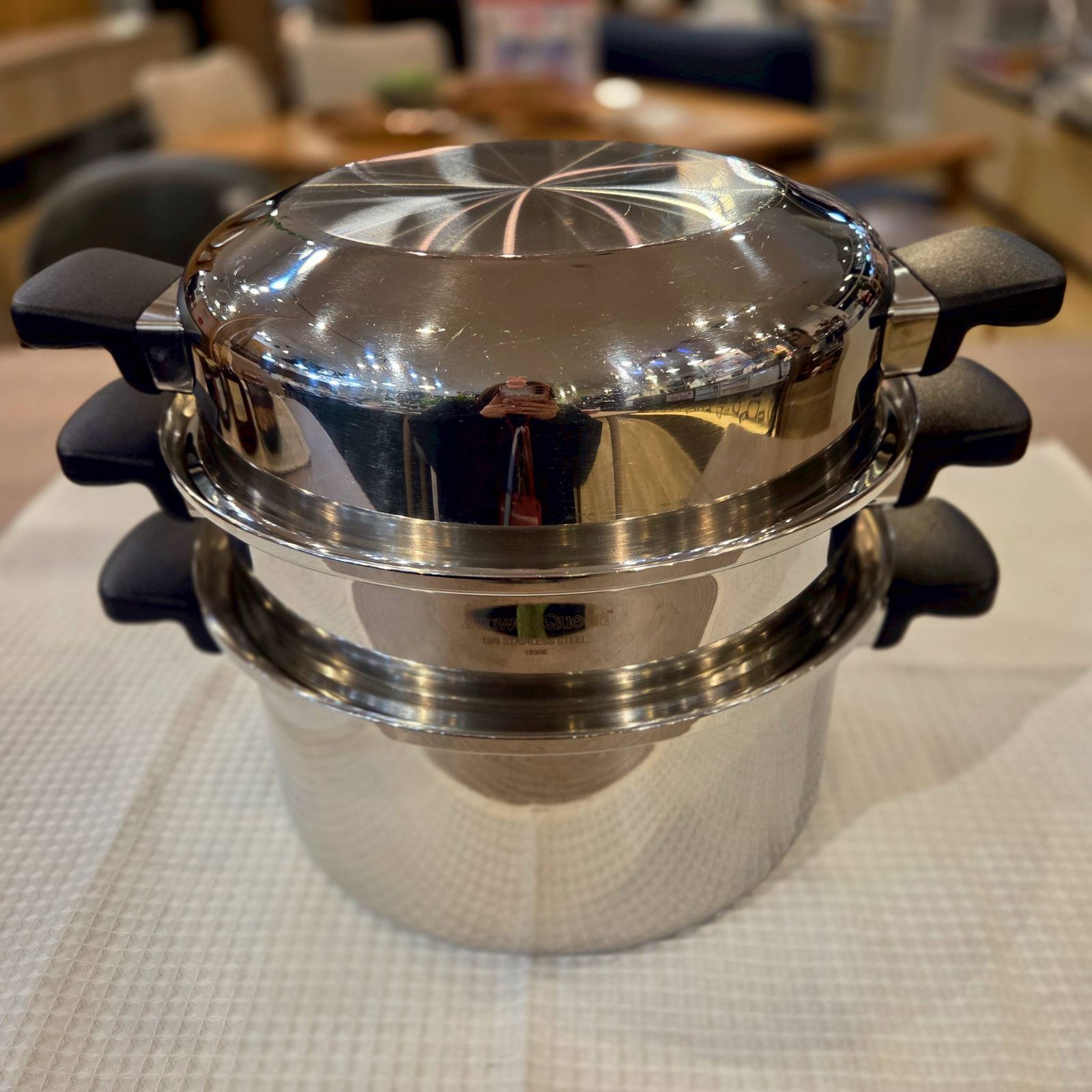Amway アムウェイ Queen クィーンクックウェア 鍋セット 蒸し器