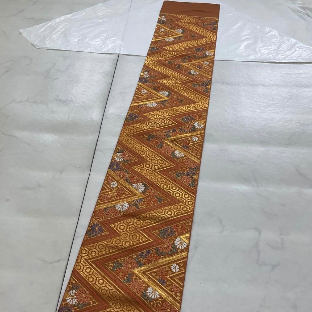 kimono+one○送料無料○kimonoarisa○未使用同然○最高級西陣織唐織