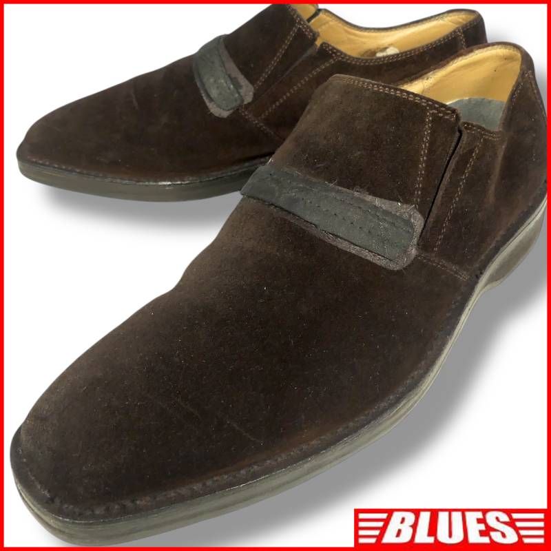 美品 25㎝◎BURBERRY バーバリー 革靴 モカシン スリッポン 箱付き BURBERRY バーバリー ローファー 25 スリッポン ノバチェックソール 本