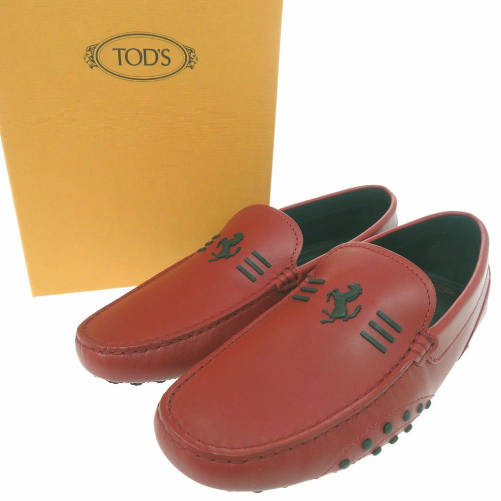 未使用品 トッズFerrari フェラーリ ドライビングシューズ ローファー