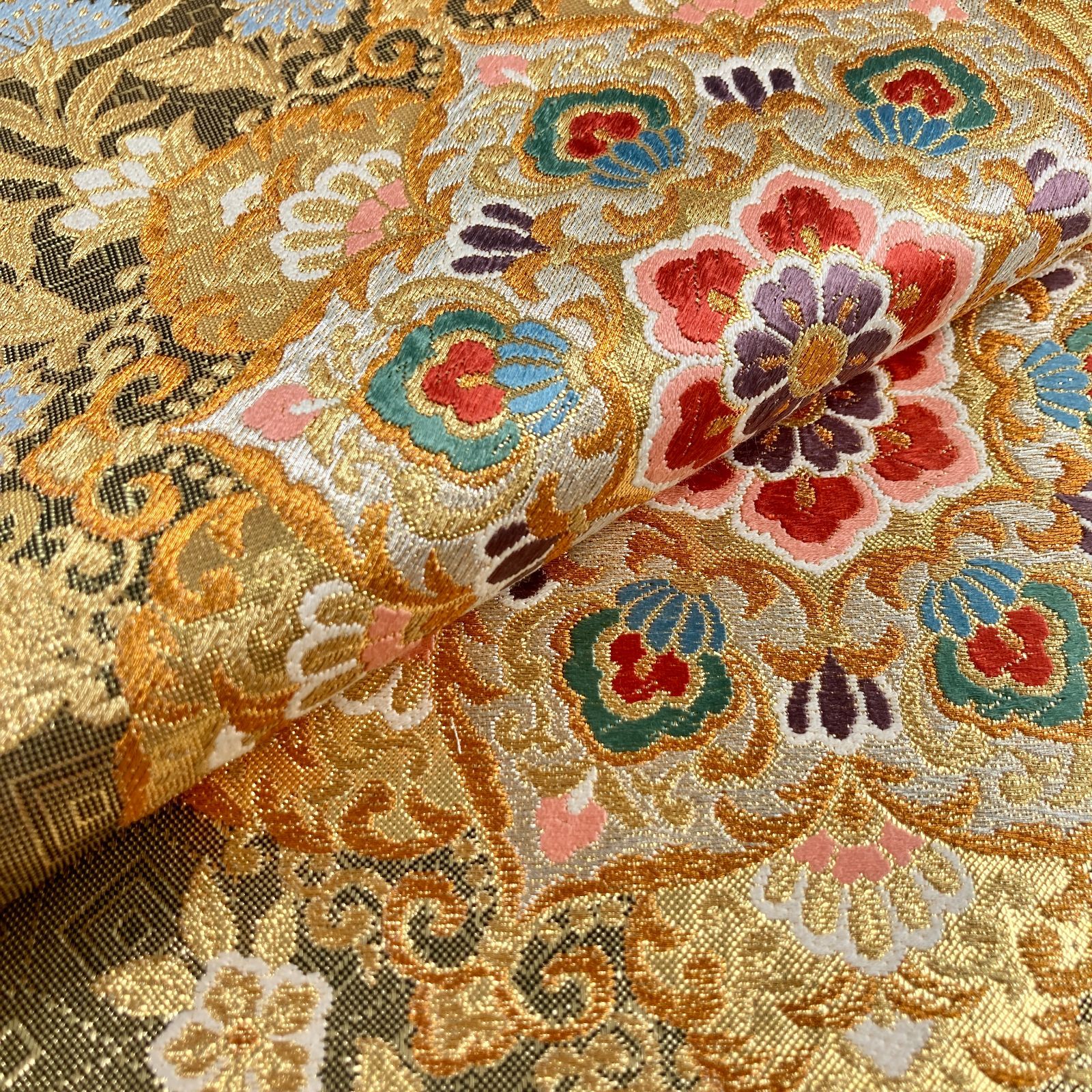 たんす屋 リユース帯 帯 袋帯 金 セミフォーマル フォーマル 引き箔