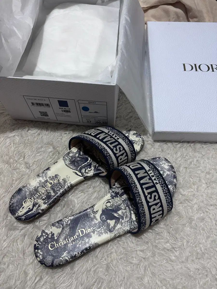 ディオール DWAY スリッパ 37