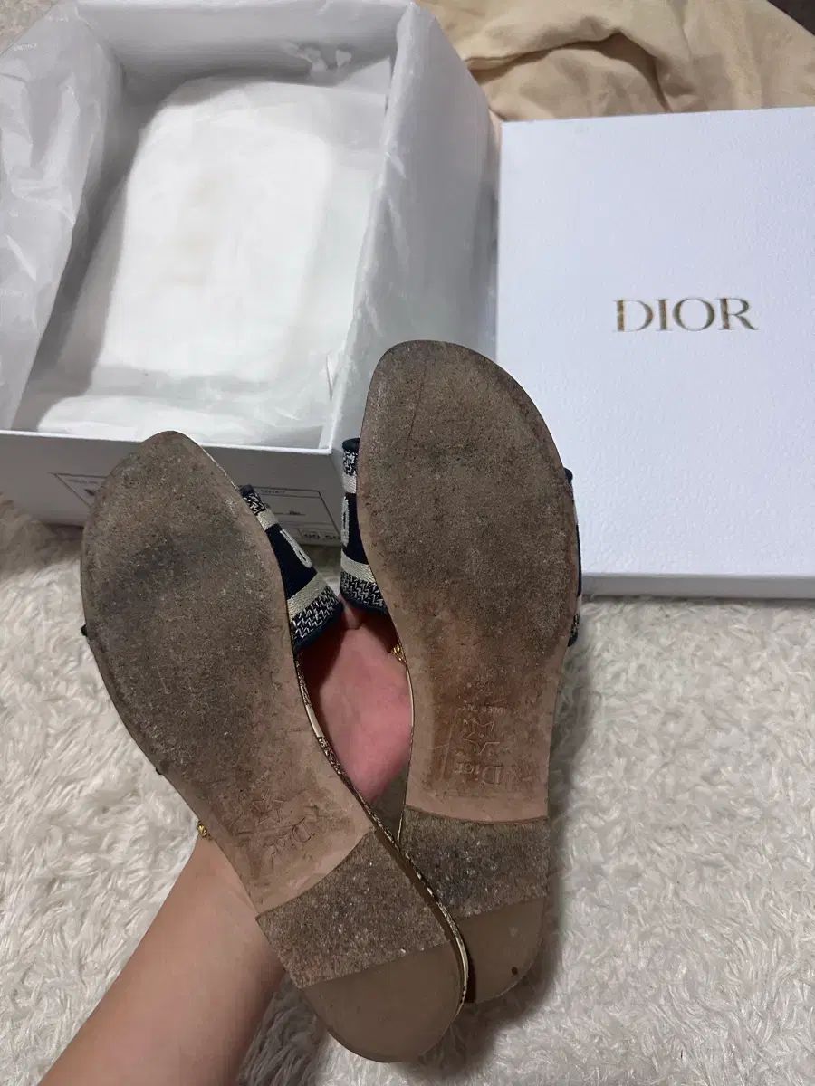 ディオール DWAY スリッパ 37