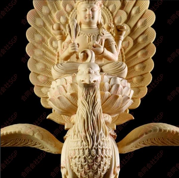 美品☆人気新作！極上の木彫 仏教美術 精密彫刻 仏像 手彫り 極上品