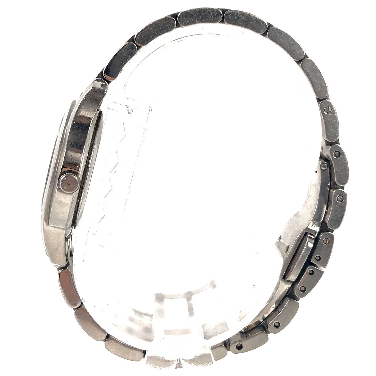 GUCCI グッチ 5500L SS/QZ デイト ブラック文字盤 レディース腕時計