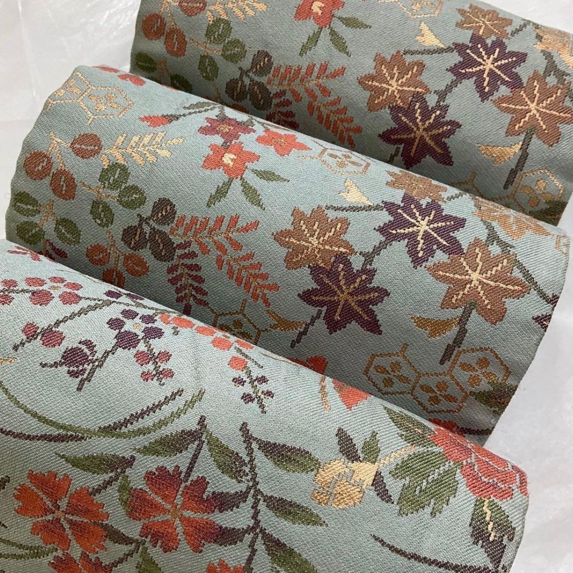 kimonoarisa●美品●最高級西陣織唐織正絹手織り半幅帯半巾帯小袋帯432 kimomo+one○送料無料○kimonoarisa○未使用同然○最高級西陣織唐織