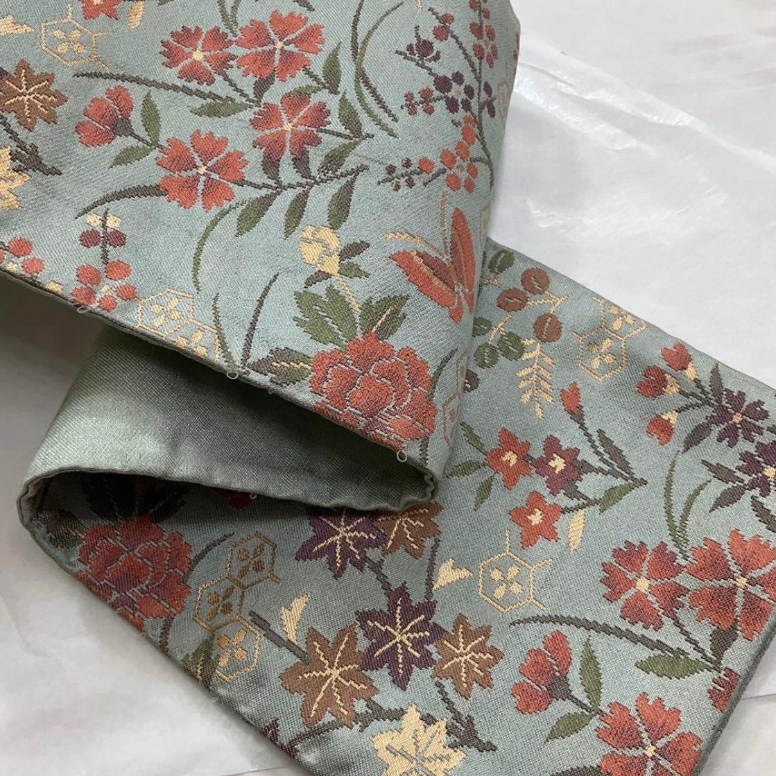 kimomo+one○送料無料○kimonoarisa○未使用同然○最高級西陣織唐織