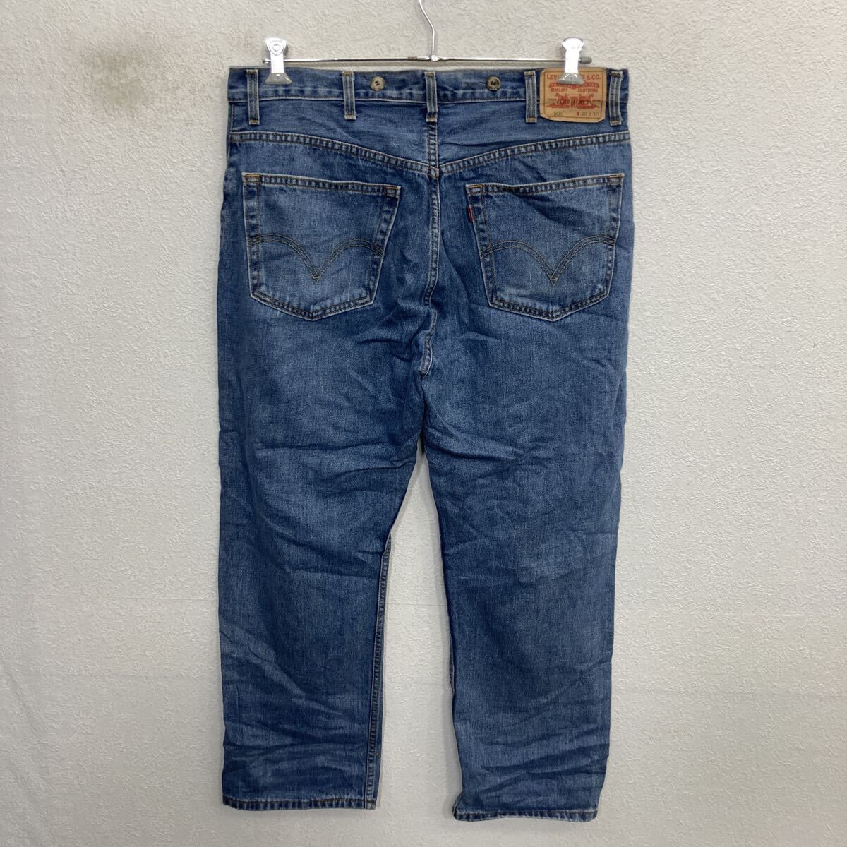 アメリカ製　リーバイス505 W38 デニム　ジーンズ Levi's 505 デニムパンツ W38 ブルー リーバイス ジップアップ