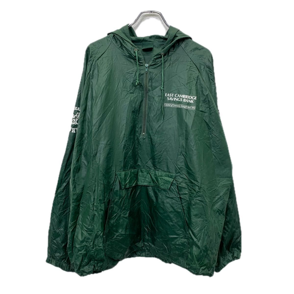 MV SPORT ナイロンジャケット L グリーン エムブイスポーツ 薄手 プル