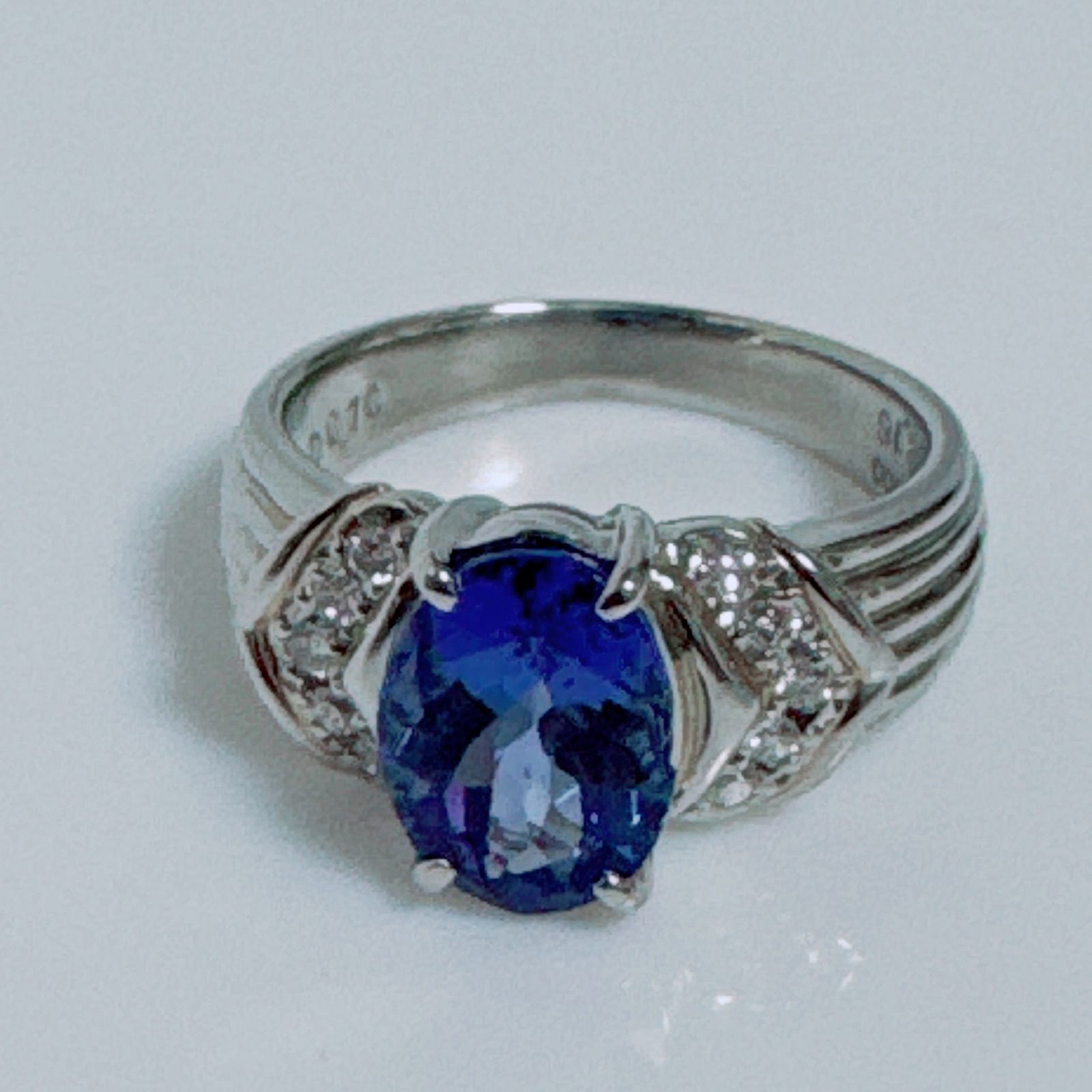 PT天然ゾイサイト タンザナイトリングNO 25-2475