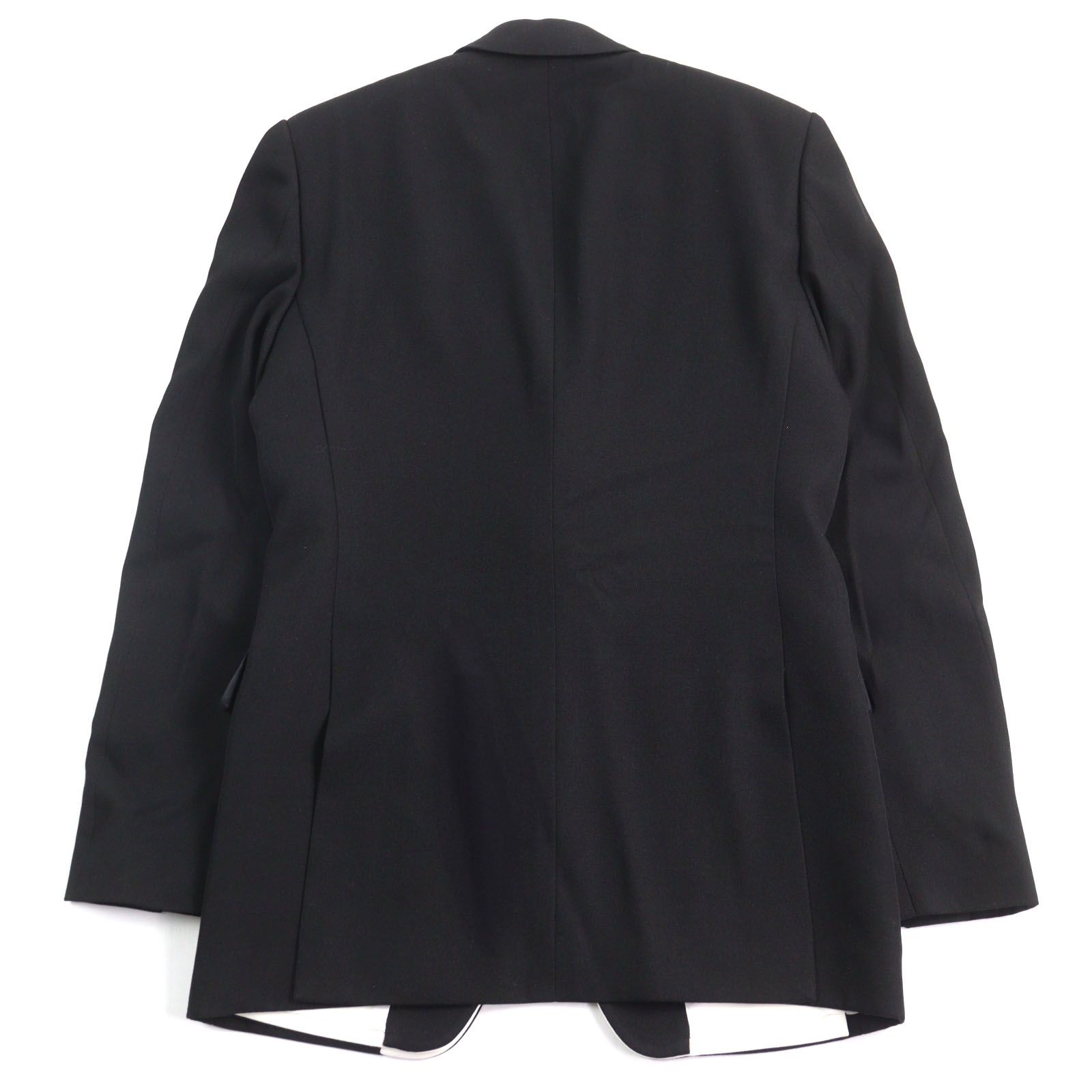 極美品○BURBERRY LONDON バーバリーロンドン 4559227 バイカラー 裏地ロゴ総柄 シングル ドッキング テーラードジャケット 44 正規品 極美品○BURBERRY LONDON バーバリーロンドン 4559227 ウール100% バイ