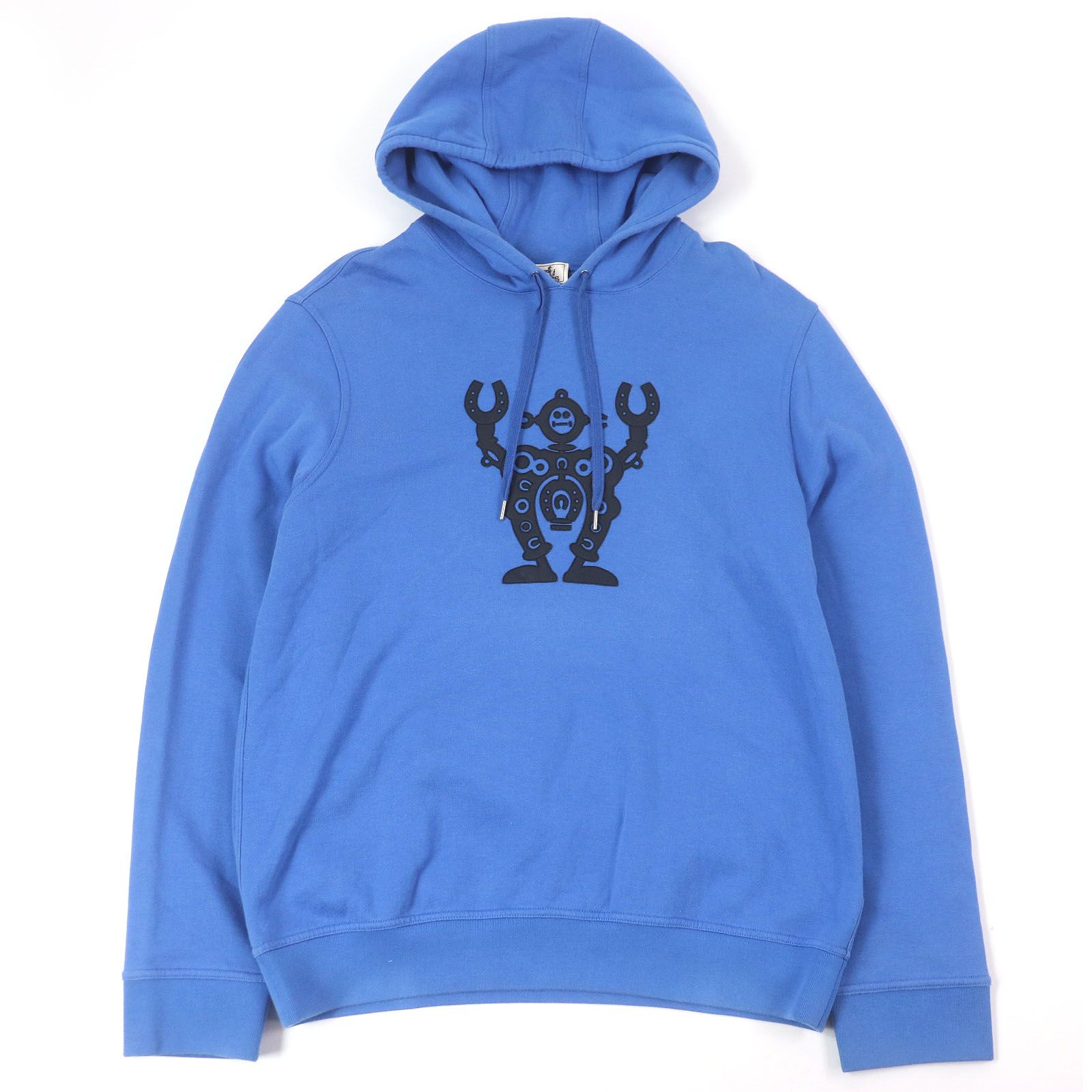 正規品 美品 HERMES エルメス 21SS マリニエール パーカー 美品□HERMES エルメス 21SS ファリエール コットン 羊革 裏起毛 プル