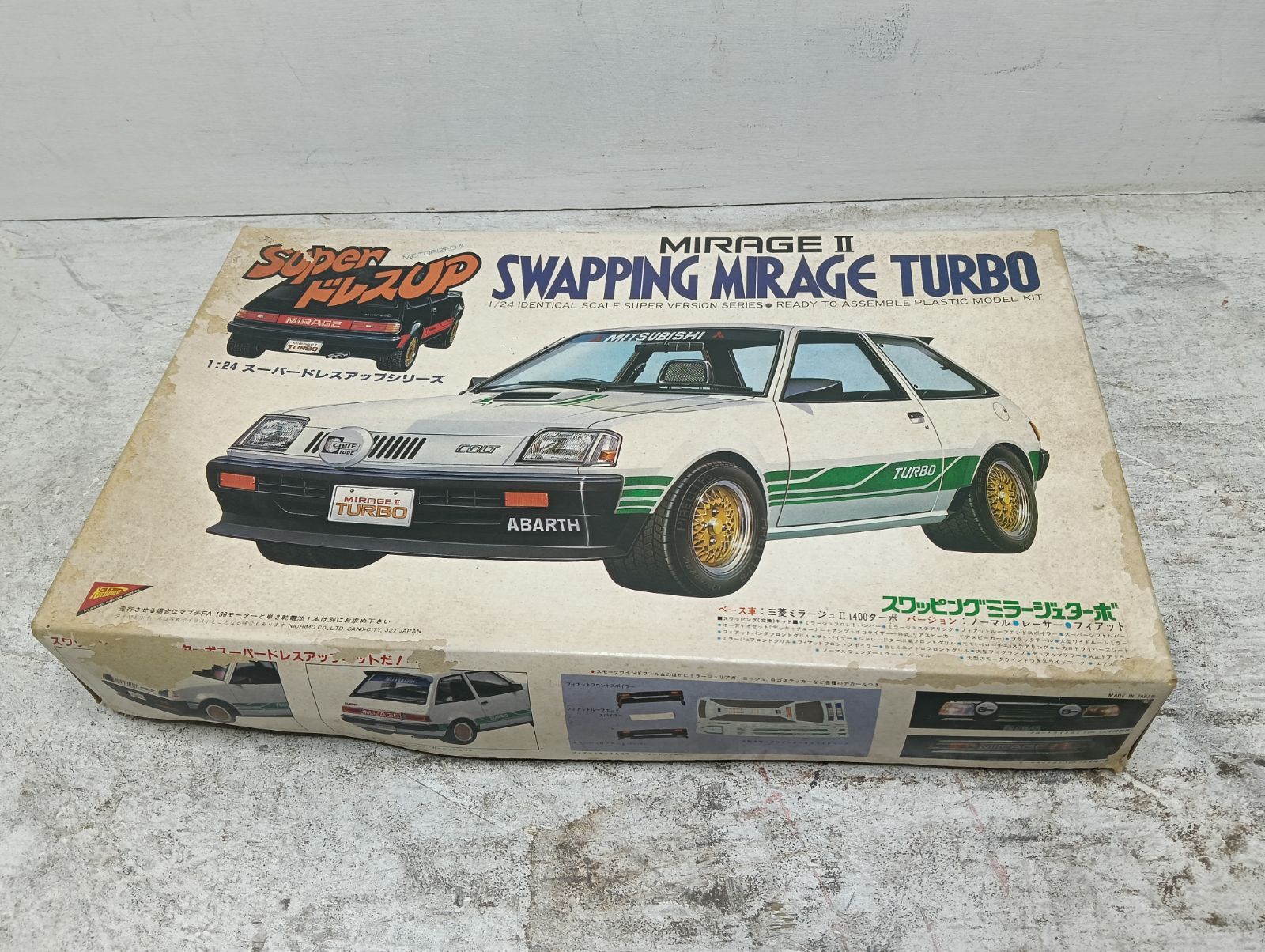 NICHIMO 日本模型 1／24 Mitsubisi MIRAGE Ⅱ SWAPPING MIRAGE TURBO