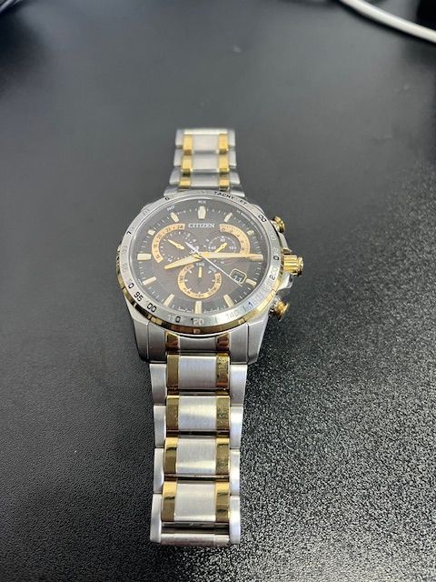 シチズン エコドライブ クロノグラフ E 610 S 104840 腕時計