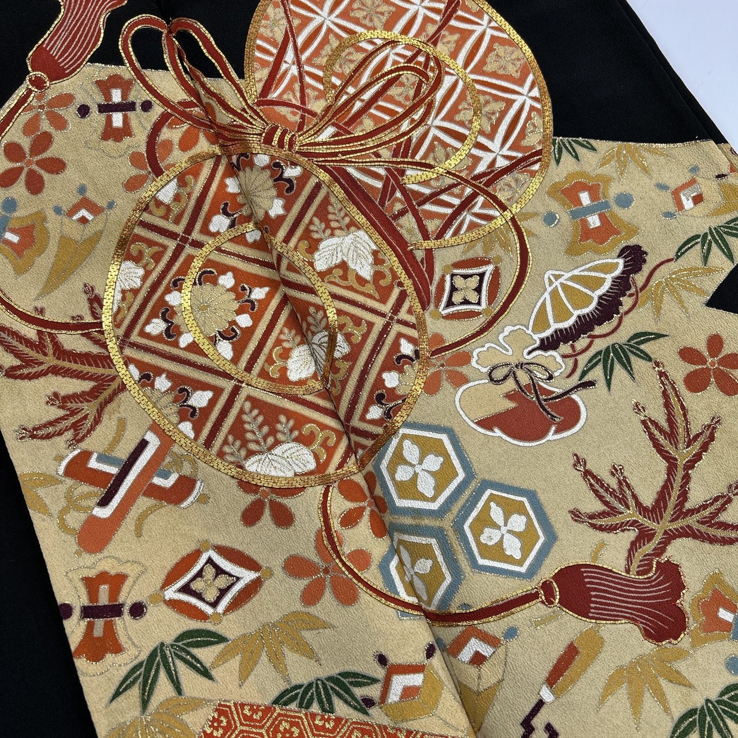 黒留袖 4枚 正絹 着物まとめ売り 同梱購入歓迎 リメイク用 着付け練習