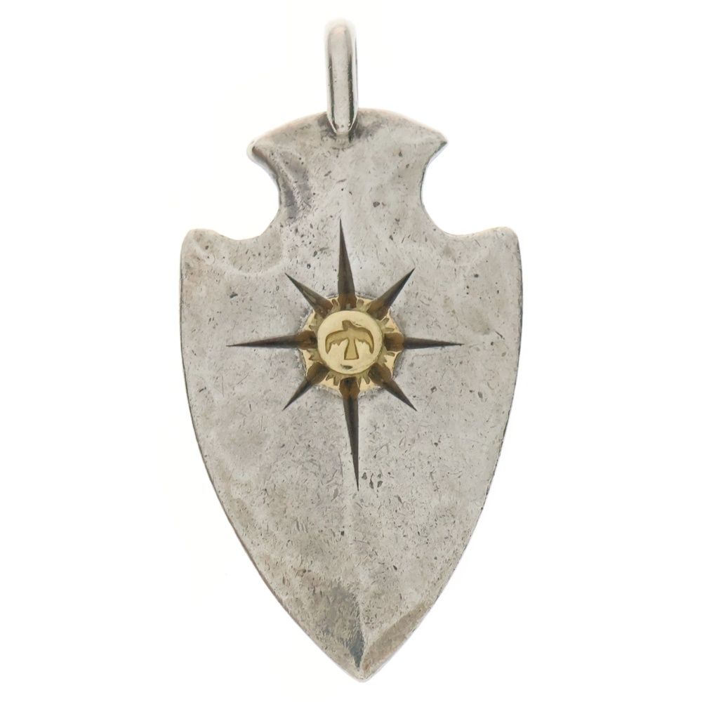 goro's (ゴローズ) 【オールド】 メタル付き矢じり大 ペンダントトップ