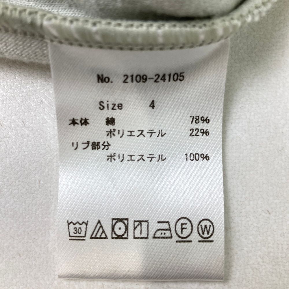 サイズ：4 CPG GOLF シーピージーゴルフ ハーフジップ パイル半袖