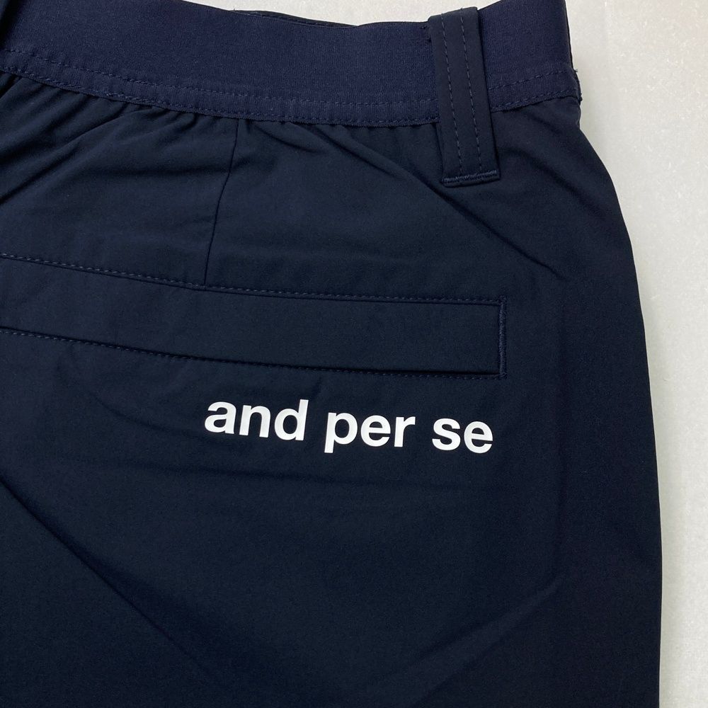 and per se ゴルフパンツ Lサイズ ネイビー サイズ：L AND PER SE アンパスィ 2025年 AMF5045G1 パンツ ネイビー系