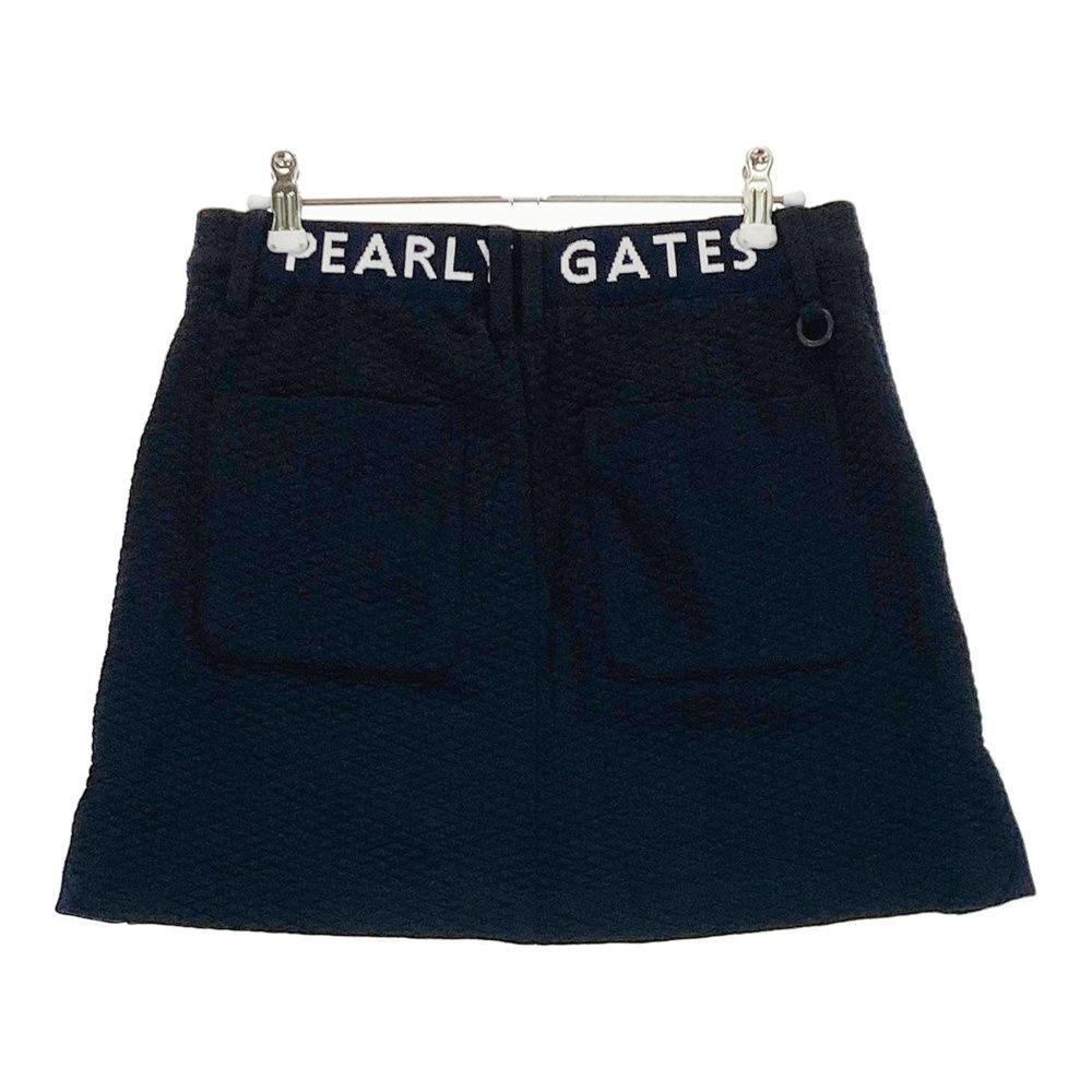 PEARLY GATES ゴルフスカート ネイビー サイズ1 サイズ：1 PEARLY GATES パーリーゲイツ 2023年モデル ストレッチ