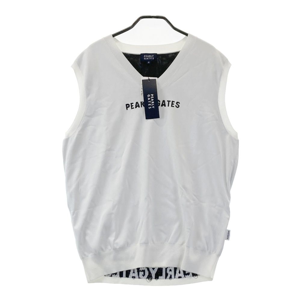 サイズ：6 PEARLY GATES パーリーゲイツ ニットベスト ホワイト系