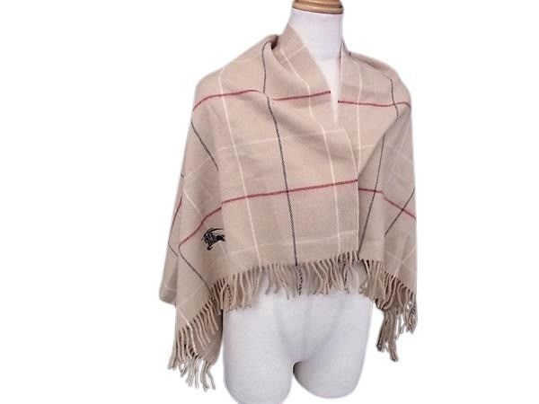 バーバリー ブランケット ベージュ ウール100％ ユニセックス