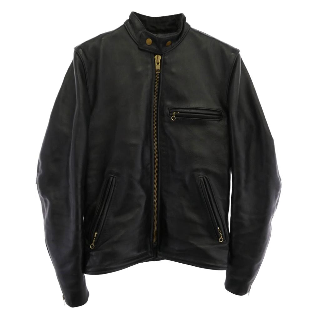 VANSON バンソン TYPE B 裏地フリースライナー付属 シングルライダース