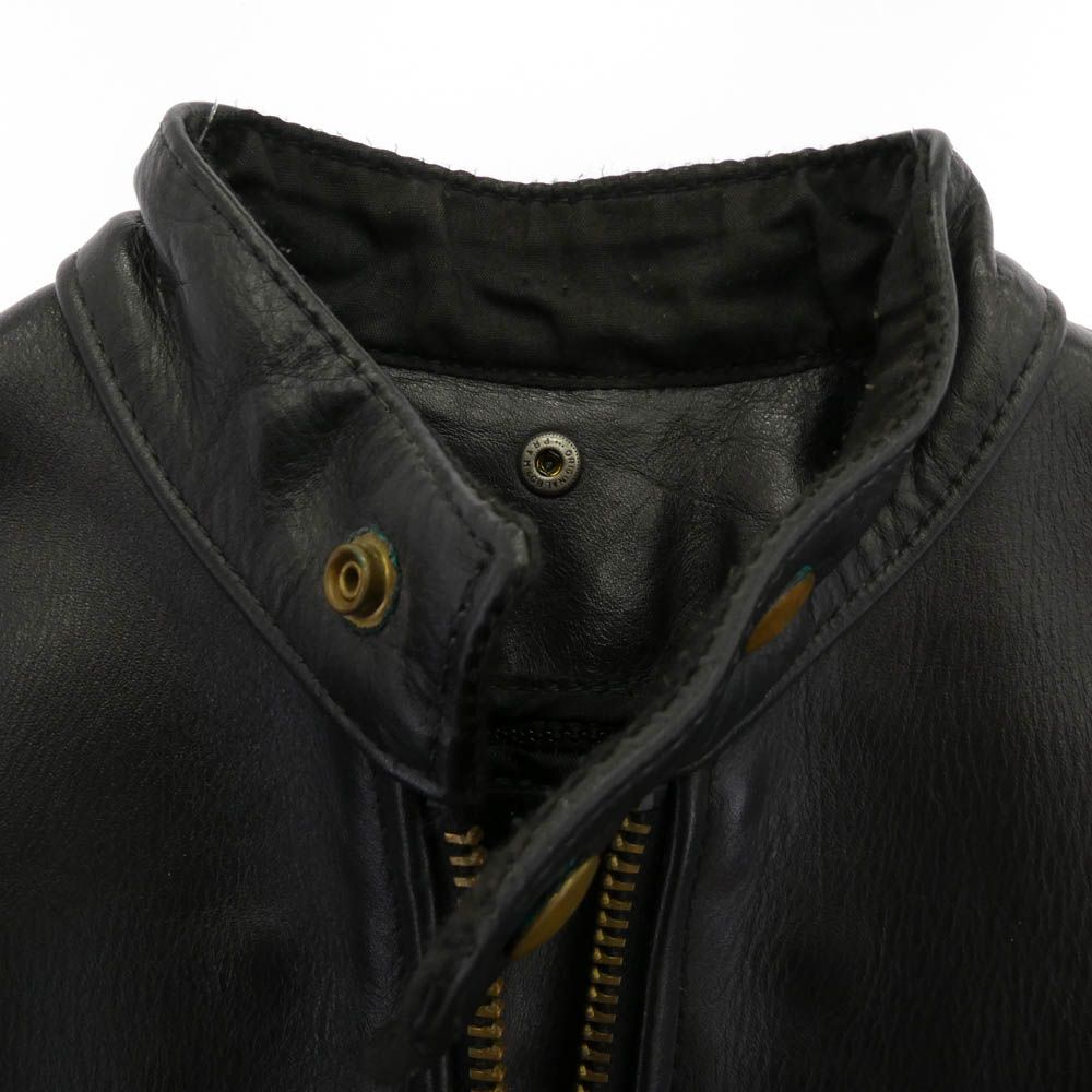 VANSON バンソン TYPE B 裏地フリースライナー付属 シングルライダース