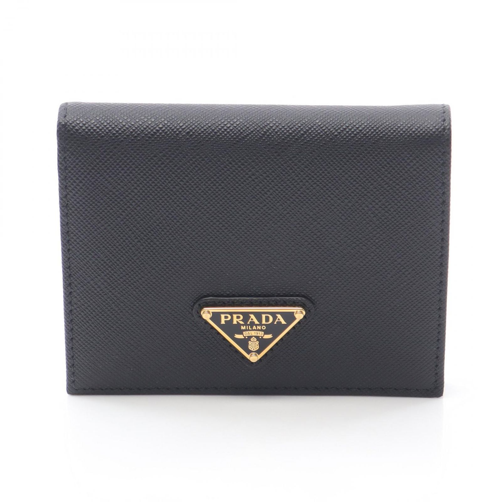 PRADA プラダ SAFFIANO TRIANG 二つ折り財布