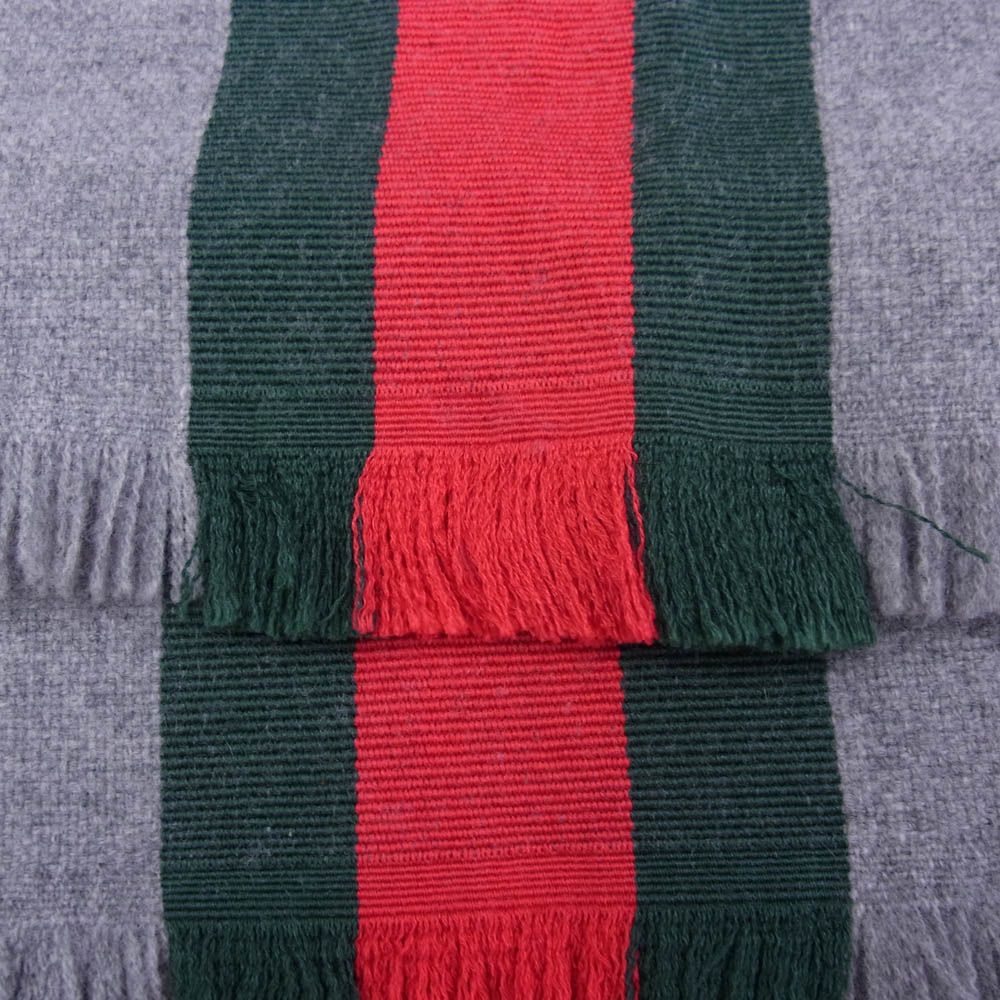 GUCCI グッチ 475513 カシミヤシルク混 ビー ハチ刺繍 マフラー