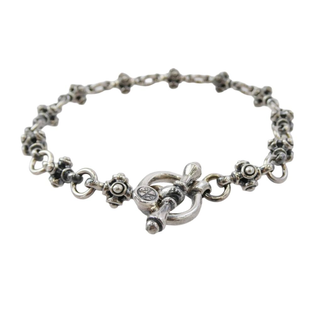 DEAF BREED デフブリード 12リンク Tバー ブレスレット シルバー系