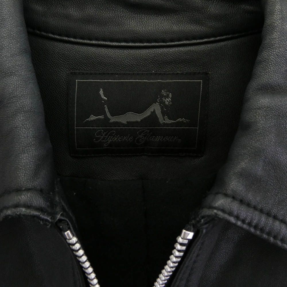 HYSTERIC GLAMOUR ヒステリックグラマー 0193LB01 ラムレザー ブルゾン
