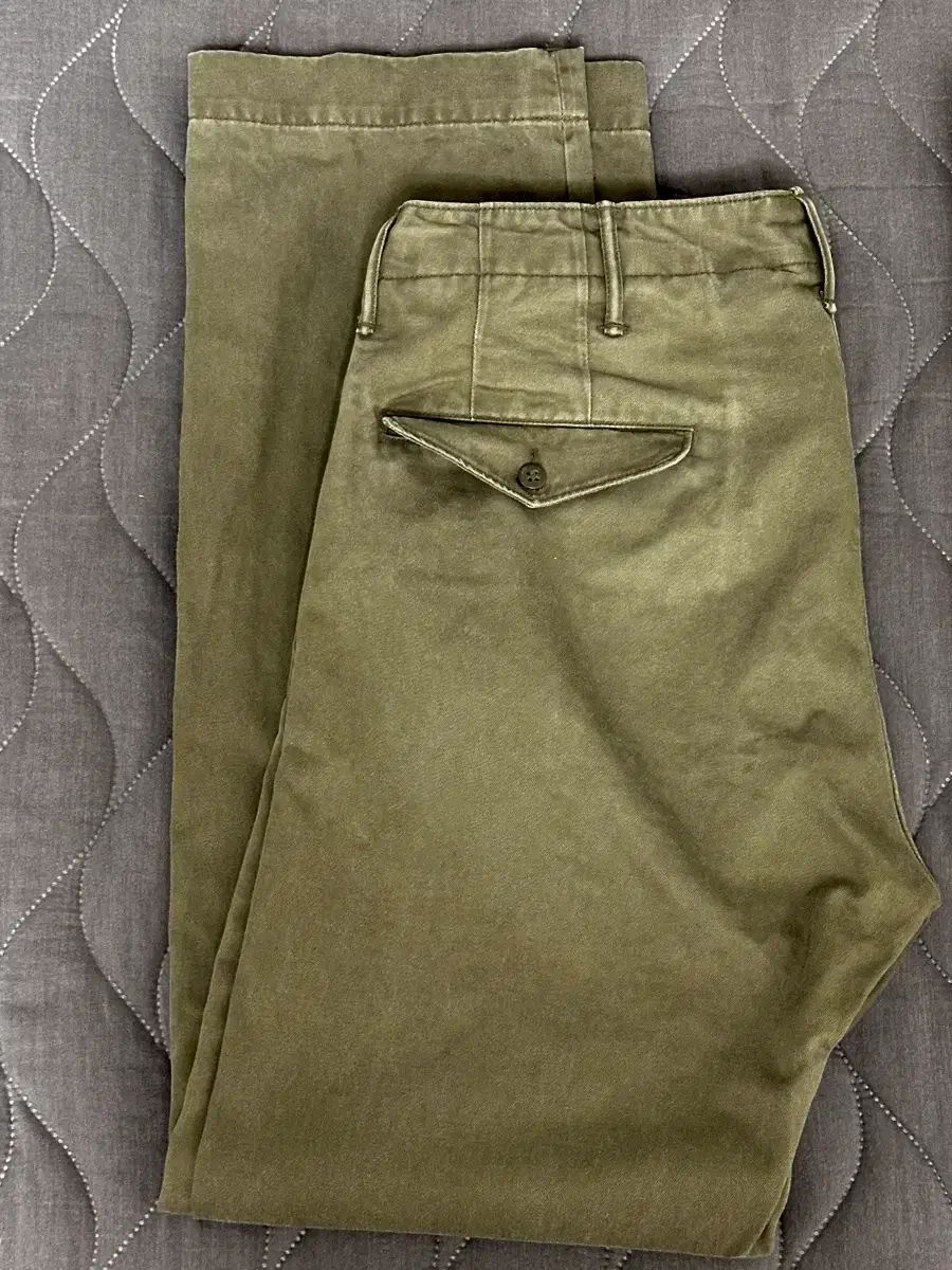 RRL チノパン　ミリタリー　オリーブ　オフィサー RRL (ダブルアールエル) オフィサー チノ オリーブ 34x32 - メルカリ
