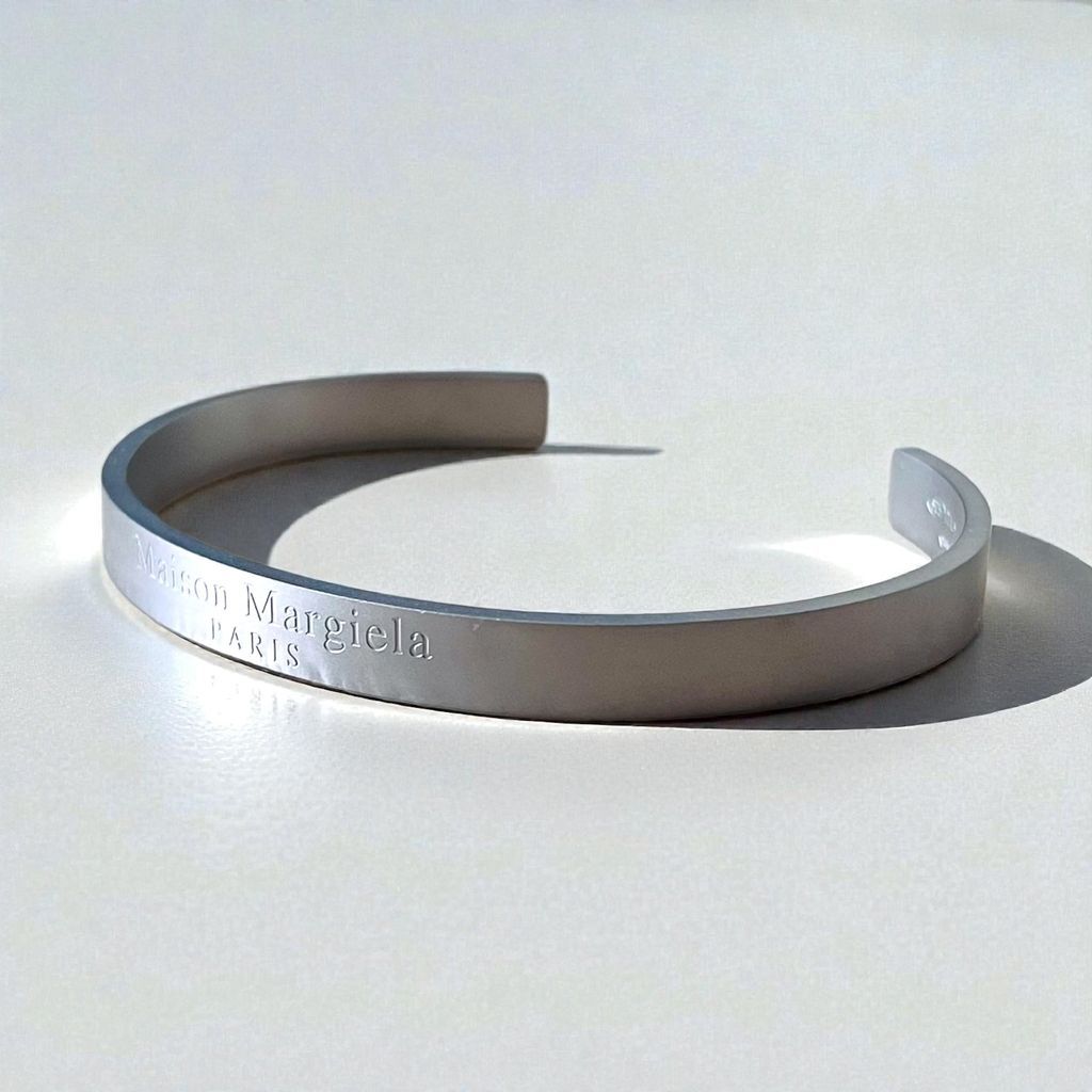 Maison Margiela バングル カフス ブレスレット シルバー SILVER 925