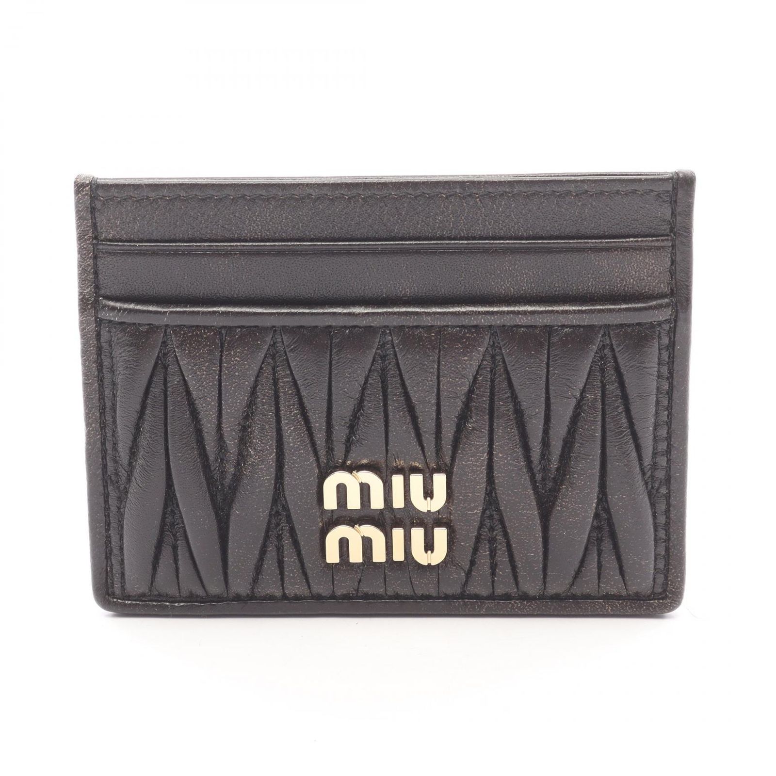 Miu ミュウ MATELASSE OLD カードケース