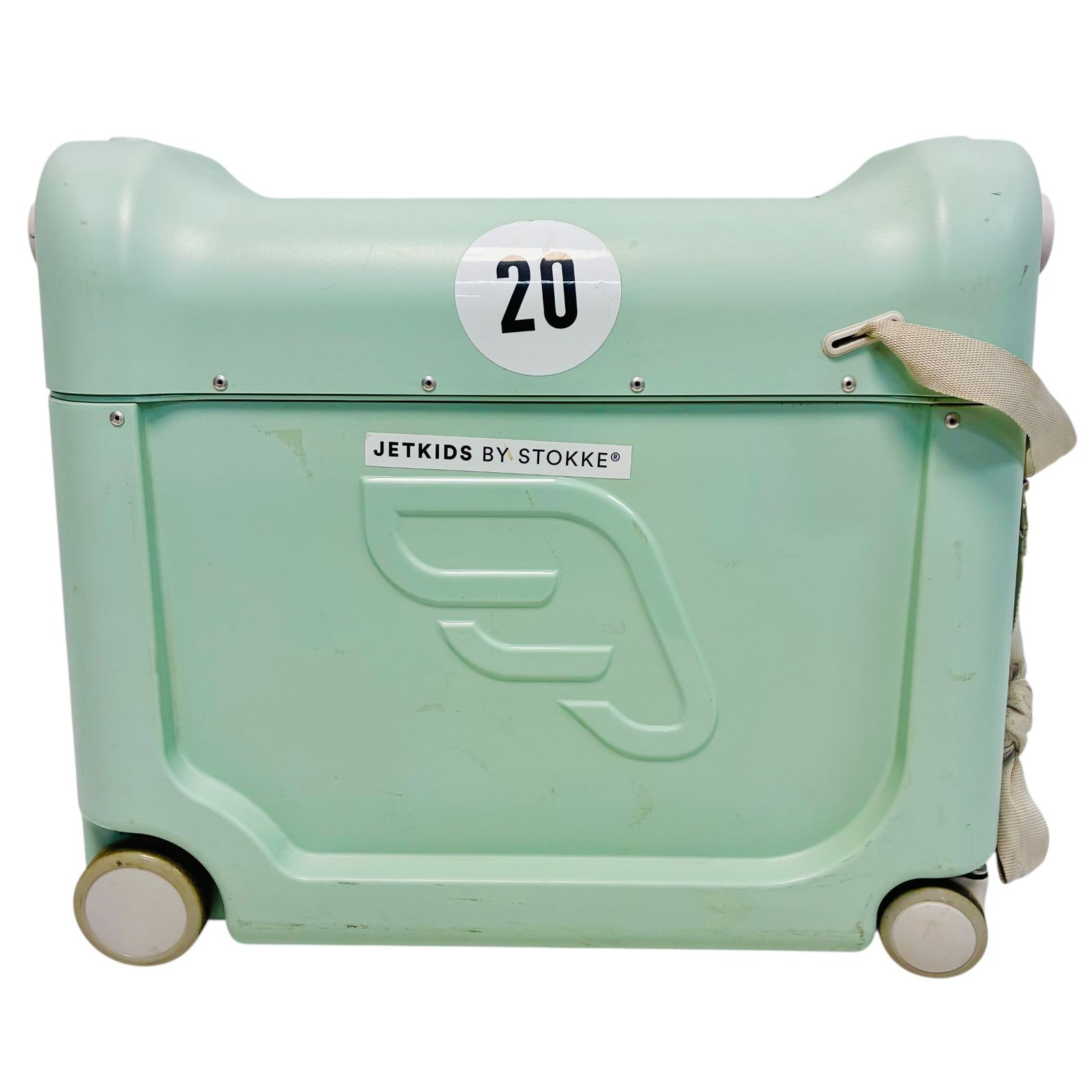 ストッケ JetKids by Stokke 子供用スーツケース ライドオン 機内持込 旅行 トラベルベッド グリーンカラー キャリーケース モデル