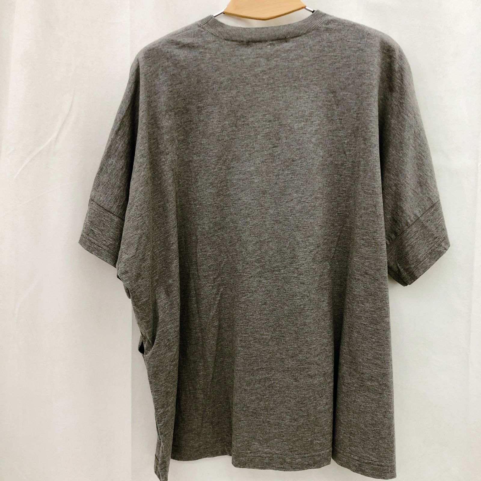 ENFOLD エンフォルド トップス 半袖 コットン100％ 38 グレー