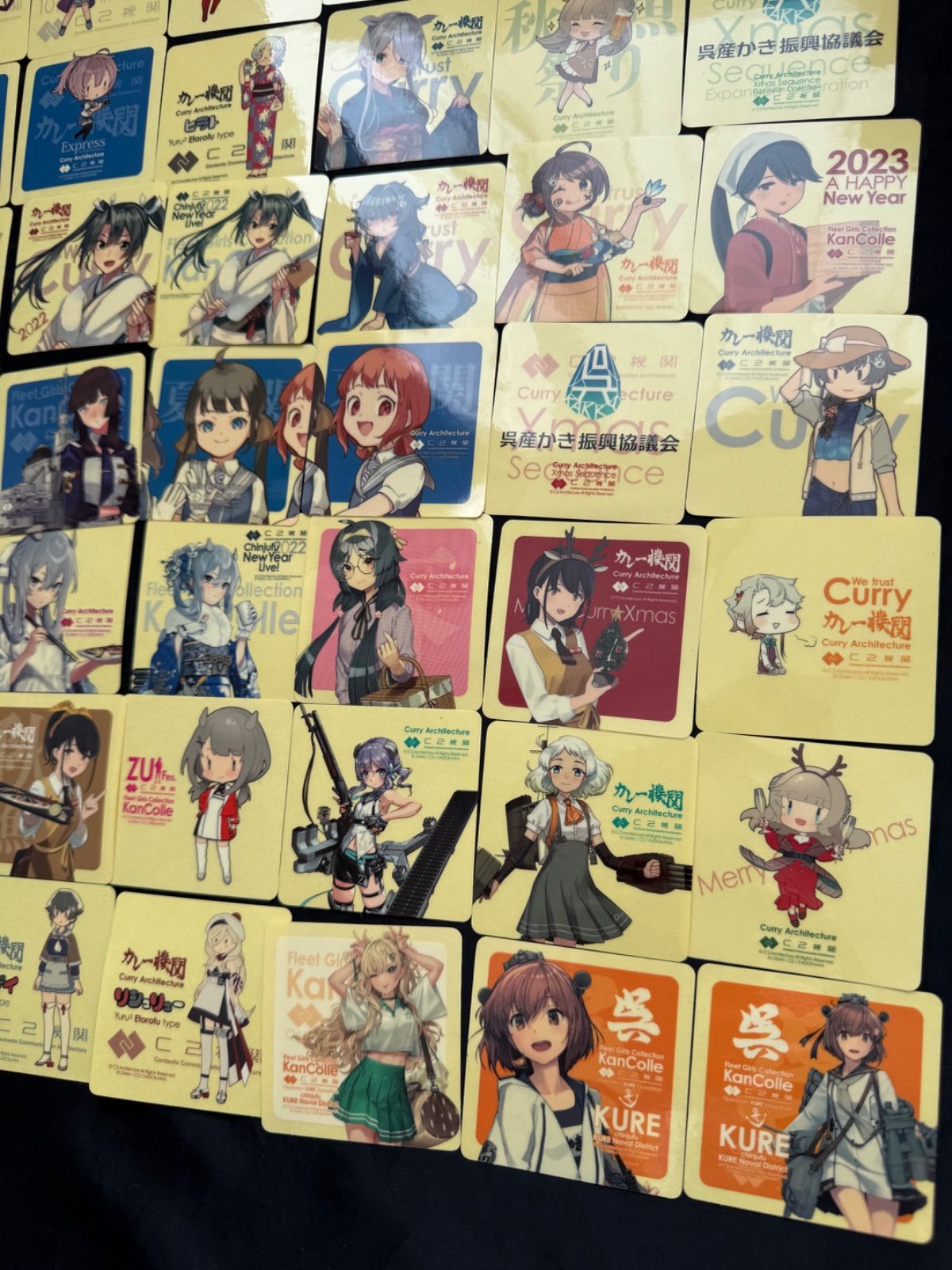 艦隊これくしょん 艦これ シール ステッカー カレー機関 C2機関 約50点