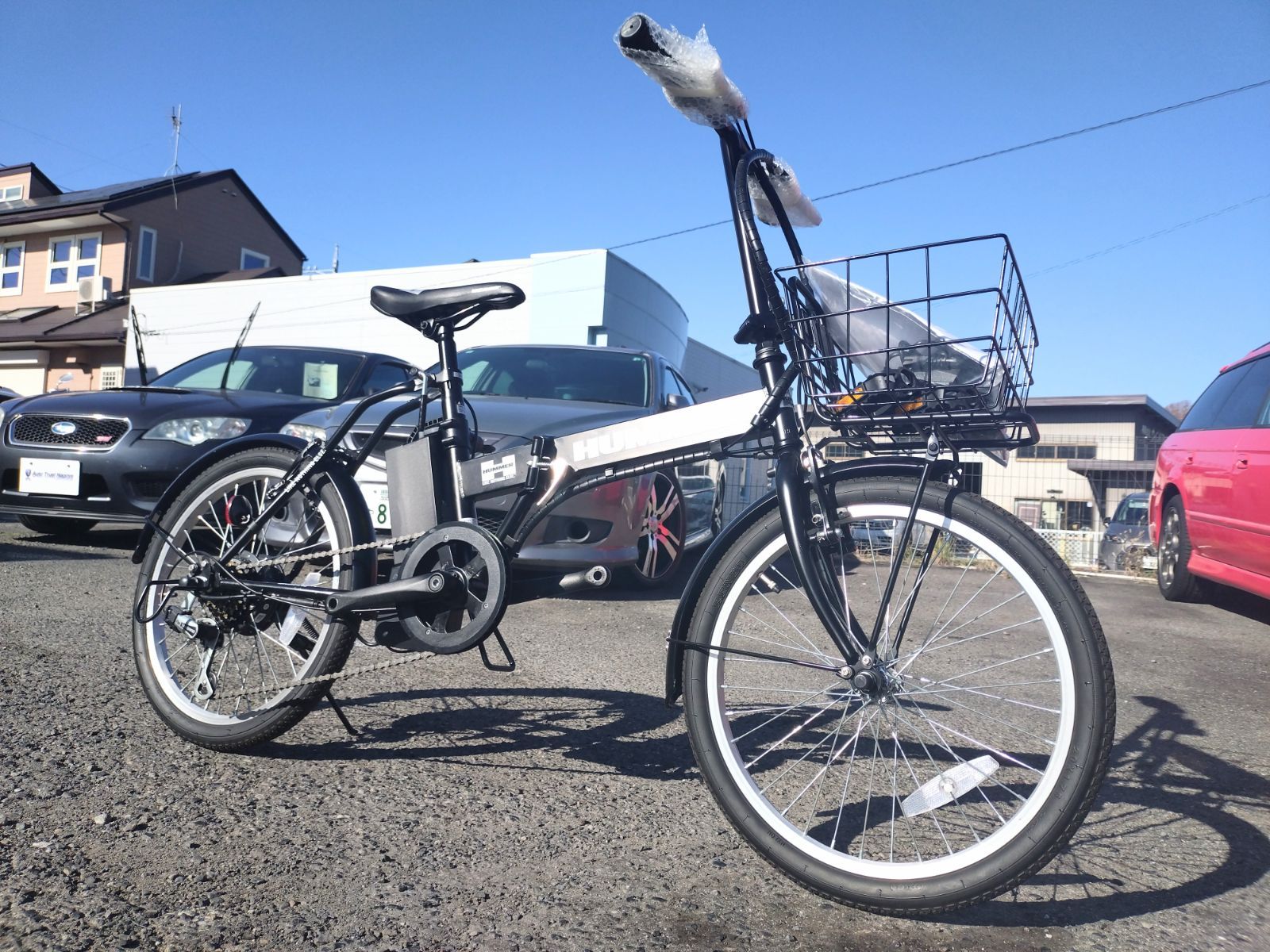 shop出店記念 特選B級祭 HUMMER 20インチ 折り畳み電動アシスト自転車 Newバージョン メーカー１年保証 色 ブラック k 572