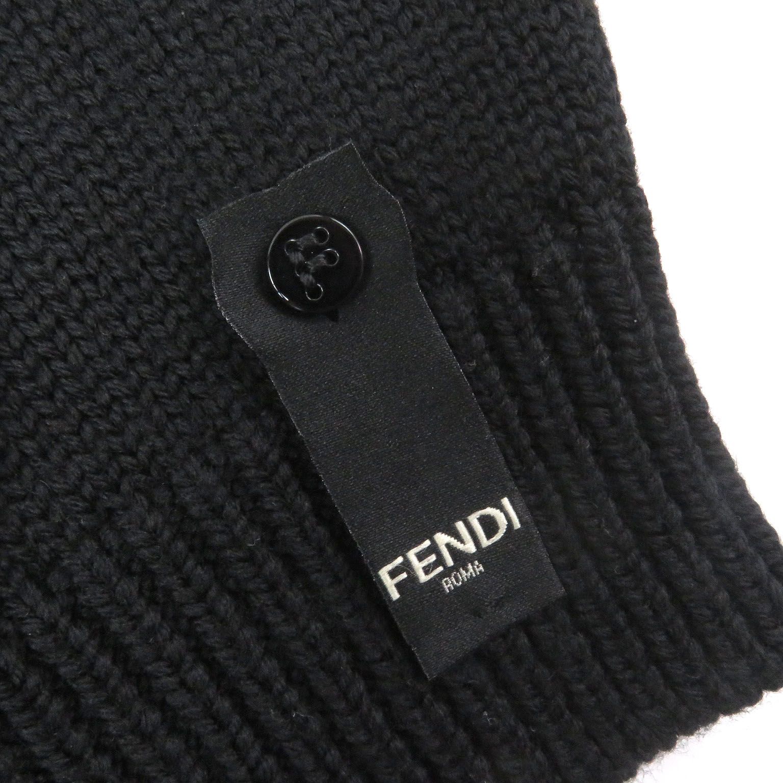 フェンディ FENDIセーター 美品□FENDI フェンディ 2022年製 FZX088 ウール100％ FFロゴ ズッカ