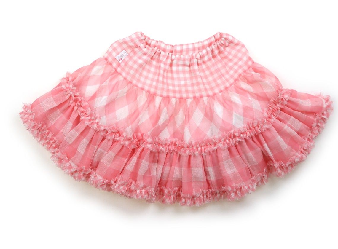 お値下げ 新品タグ付き メゾピアノ ピンク フリル付きスカート 130