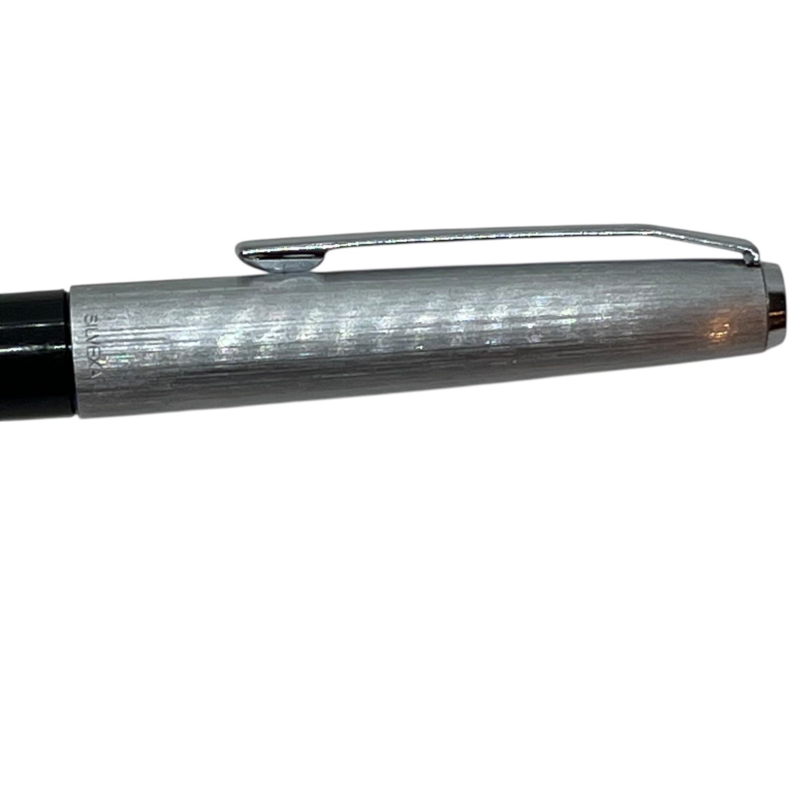 ペリカン 万年筆 14金 SILVEXA ブラック シルバー 希少 管2511-496】筆記未確認☆PELIKAN ペリカン SILVEXA シルベクサ 万年筆